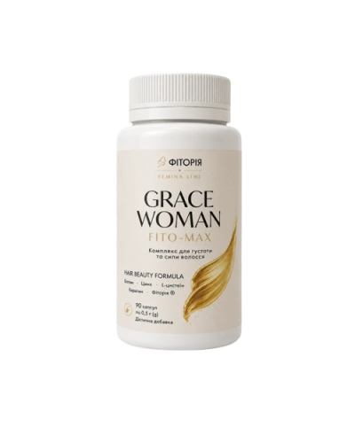 GRACE WOMAN fito-max Фіторія підтримка волосся, шкіри та нігтів 90 капс.