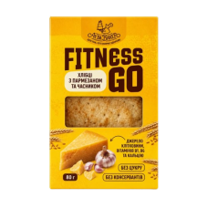 Хлебцы FITNESS GO с пармезаном и чесноком Ay da Baker 80 г