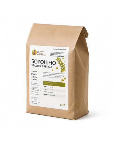 Борошно гречки зеленої ОрганікЕкоПродукт 1 кг