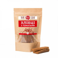 Хлібці лляні з томатами Жива Кухня 100 г