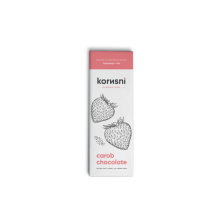 Шоколад KORИSNI на кэробе молочный Клубника-Чиа 23 г