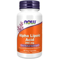 Now Foods Alpha Lipoic Acid Альфа-ліпоєва кислота 250 мг 60 vegcaps