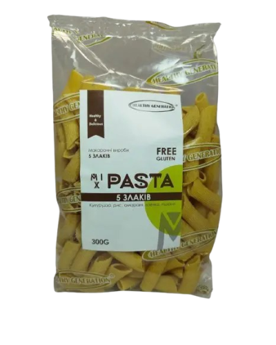 Макарони без глютену MIX Pasta ТМ Healthy Generation 300 г