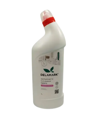 ЕКО Засіб для миття туалету DeLaMark з квітковим ароматом, 1 л