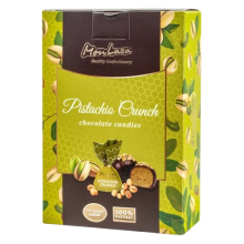 Натуральні цукерки MonLasa Фісташковий кранч без цукру 100 г