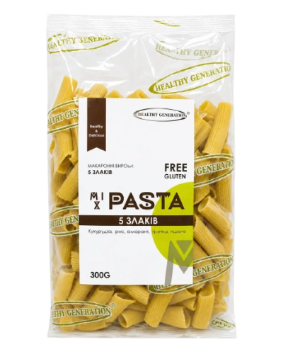 Макароны без глютена MIX Pasta ТМ Healthy Generation 300 г