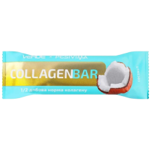 Батончик с морским коллагеном VERDE COLLAGEN BAR с кокосом в черном шоколаде 30 г