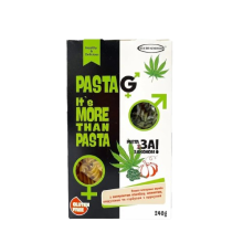 Макарони без глютену Pasta G з коноплею, спірулиною, шпинатом і гарбузом TM Healthy Generation 240 г