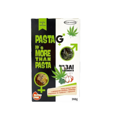 Макарони без глютену Pasta G з коноплею, спірулиною, шпинатом і гарбузом TM Healthy Generation 240 г