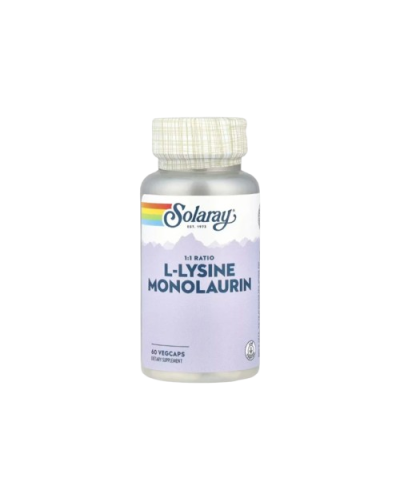 Solaray L-Lysine Monolaurin 1:1 60 vegcaps