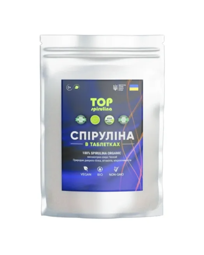 ТОП-Спіруліна з озера Ченхай у таблетках 500 г компл.