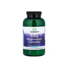 Swanson Triple Magnesium Complex Потрійний магнієвий комплекс 400 мг 300 vegcaps