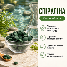 Спіруліна в таблетках на вагу, ціна за 100 г