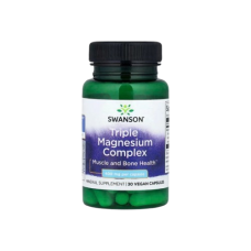 Swanson Triple Magnesium Complex Потрійний магнієвий комплекс 400 мг 30 vegcaps
