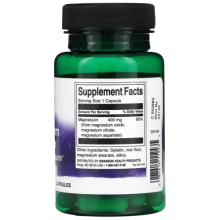 Swanson Triple Magnesium Complex Потрійний магнієвий комплекс 400 мг 30 vegcaps