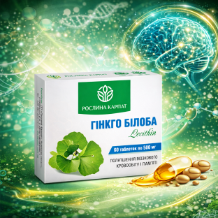 Мозок у фокусі: як повернути ясність думок і концентрацію з Гінкго Білоба Лецитин Рослина Карпат