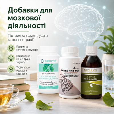 Мозок працює на межі? Добірка добавок для розумового навантаження та продуктивності