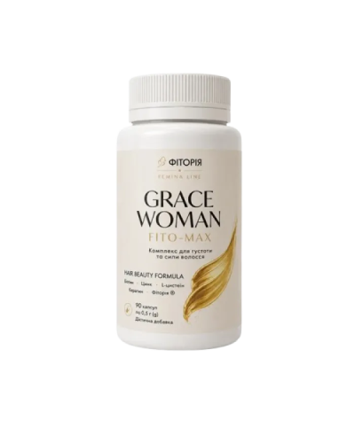 GRACE WOMAN fito-max Фіторія підтримка волосся, шкіри та нігтів 90 капс.