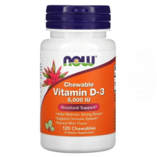 Now Foods Вітамін D3 5000 МО 125 мкг 120 капс.
