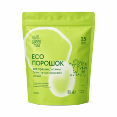 ЕКО Порошок Green Max натуральний концентрат для прання дитячих речей 1 кг