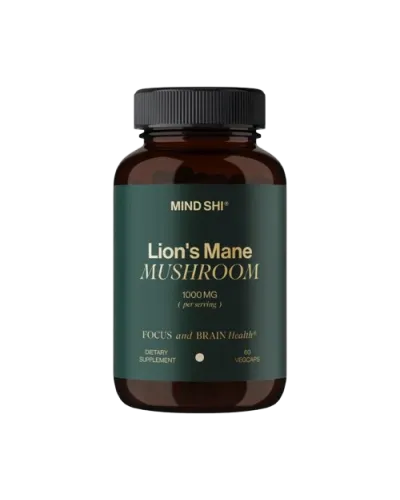 Mind Shi Lion's Mane Mushroom Ежовик гребенчатый 1000 мг 60 vegcaps