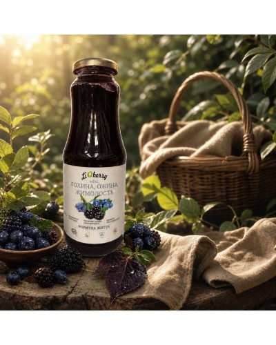 Паста LiQberry МІКС лохина, ожина, жимолость 1000 мл