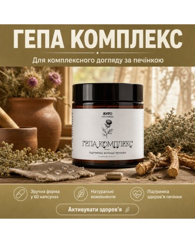 ГЕПА комплекс для печінки ТМ Жито 60 капсул