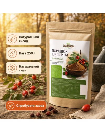 Шиповника порошок Здорово 250 г
