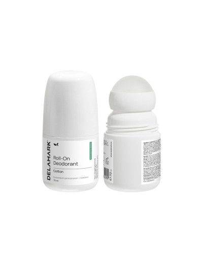ЕкоДезодорант кульковий DeLaMark аромат бавовни 70 мл