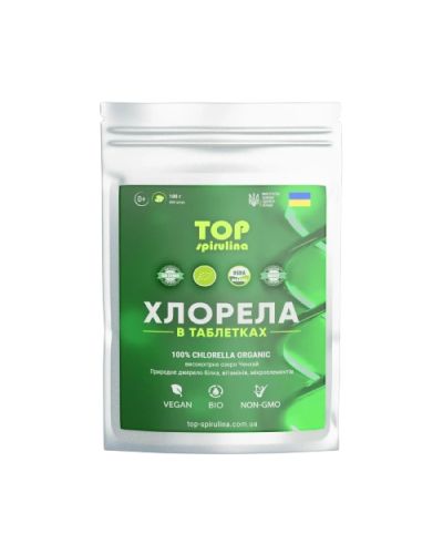 ТОП-Хлорелла из озера Ченхай в таблетках 100 г