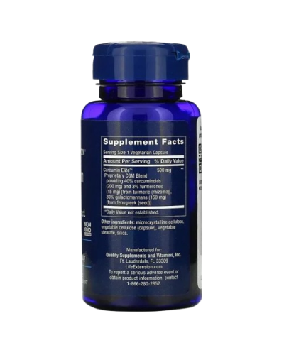 Life Extension Curcumin Elite Екстракт куркуми 500 мг 30 vegcaps