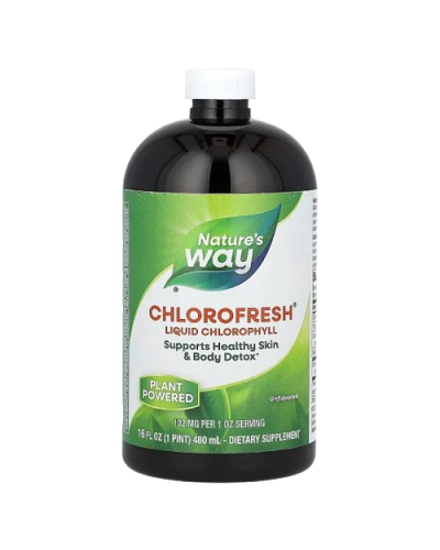 Nature's Way Chlorofresh mint Рідкий Хлорофіл з нейтральним смаком 480 мл