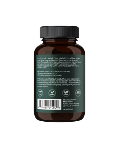 Mind Shi Lion's Mane Їжовик гребінчастий 1000 мг 60 vegcaps