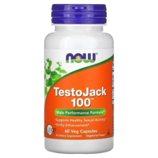 Now Foods TestoJack 100 Чоловіча формула 60 vegcaps