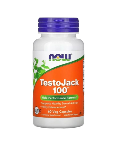 Now Foods TestoJack 100 Чоловіча формула 60 vegcaps