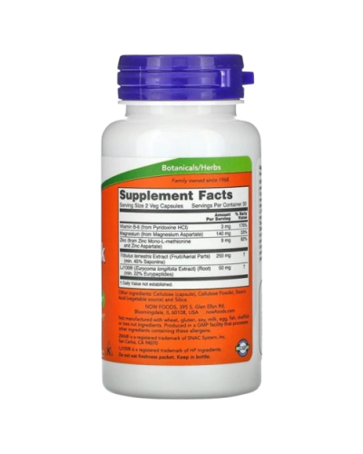 Now Foods TestoJack 100 Чоловіча формула 60 vegcaps