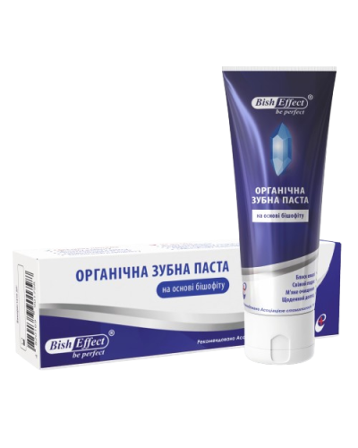 Органічна лікувальна зубна паста з бішофітом BishEffect 75 мл