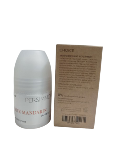 Натуральний антиперспірант White Mandarin PERSIMMON 50 мл