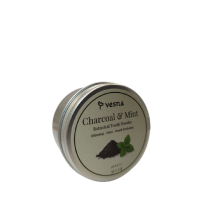 Зубний порошок VESNA відбілюючий Вугілля та М'ята 35 г