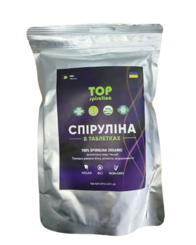 ТОП-Спіруліна з озера Ченхай у таблетках 500 г