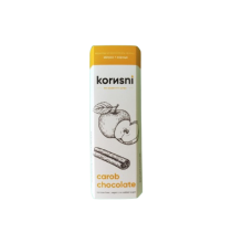Шоколад KORИSNI керобний молочний Яблуко-Кориця 23 г