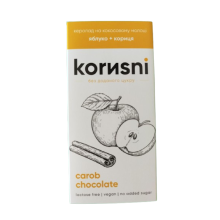 Шоколад KORИSNI на кэробе молочный Яблоко-Корица 85 г