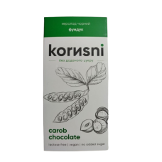 Шоколад KORИSNI керобний чорний Фундук 85 г
