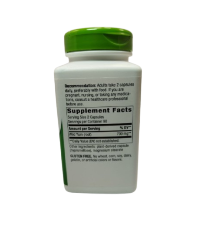 Nature's Way Wild Yam Root Корінь дикого ямсу 180 vegcaps
