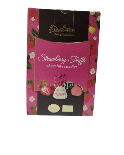 Натуральні цукерки MonLasa Полуничний трюфель без цукру 100 г