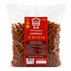 Макарони-спіральки рисові томатні (без глютену) "Світові традиції" 450 г