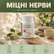 Фітотаблетки Міцні нерви ТМ Новое Время 120 шт.