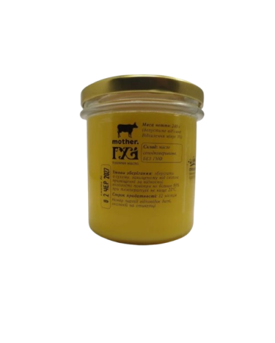 Масло вершкове топлене (Гхі) Mother Farm 350 мл