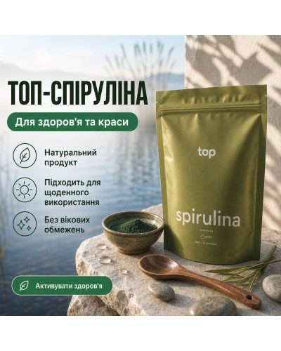 ТОП-Спіруліна з озера Ченхай у порошку 250 г