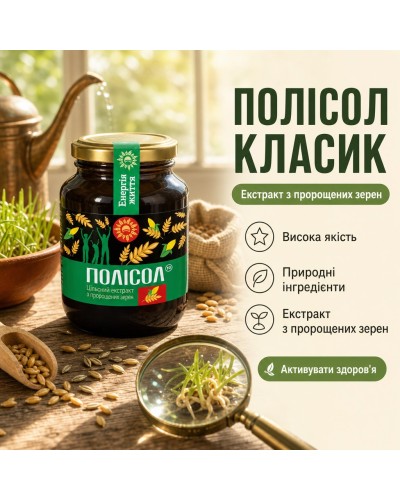 ПОЛІСОЛ класичний (екстракт з пророщених зерен) 550 г